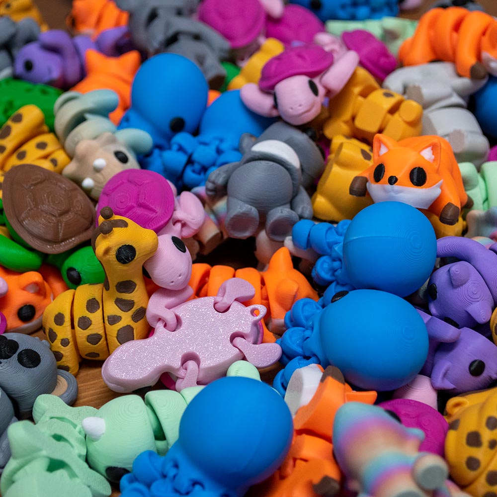 Animales 3D articulados