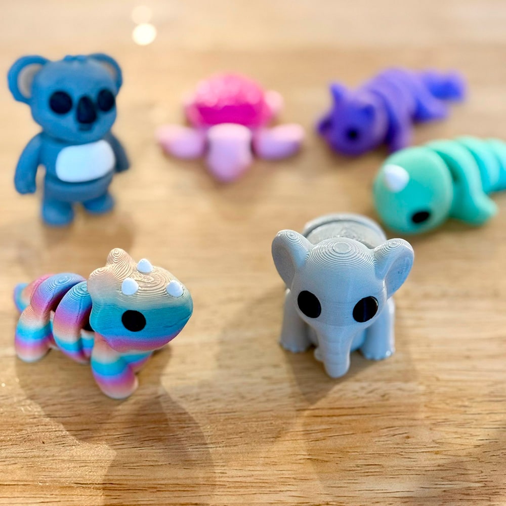 Animales 3D articulados