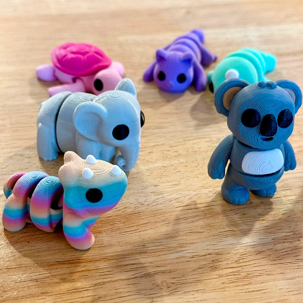 Animales 3D articulados