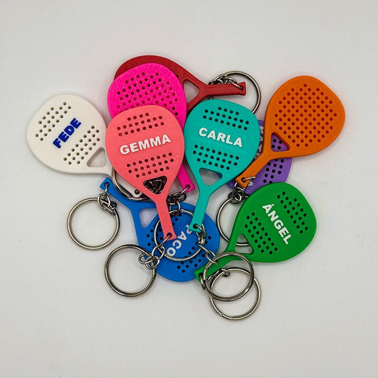 Llavero pádel con tu nombre Personalizado