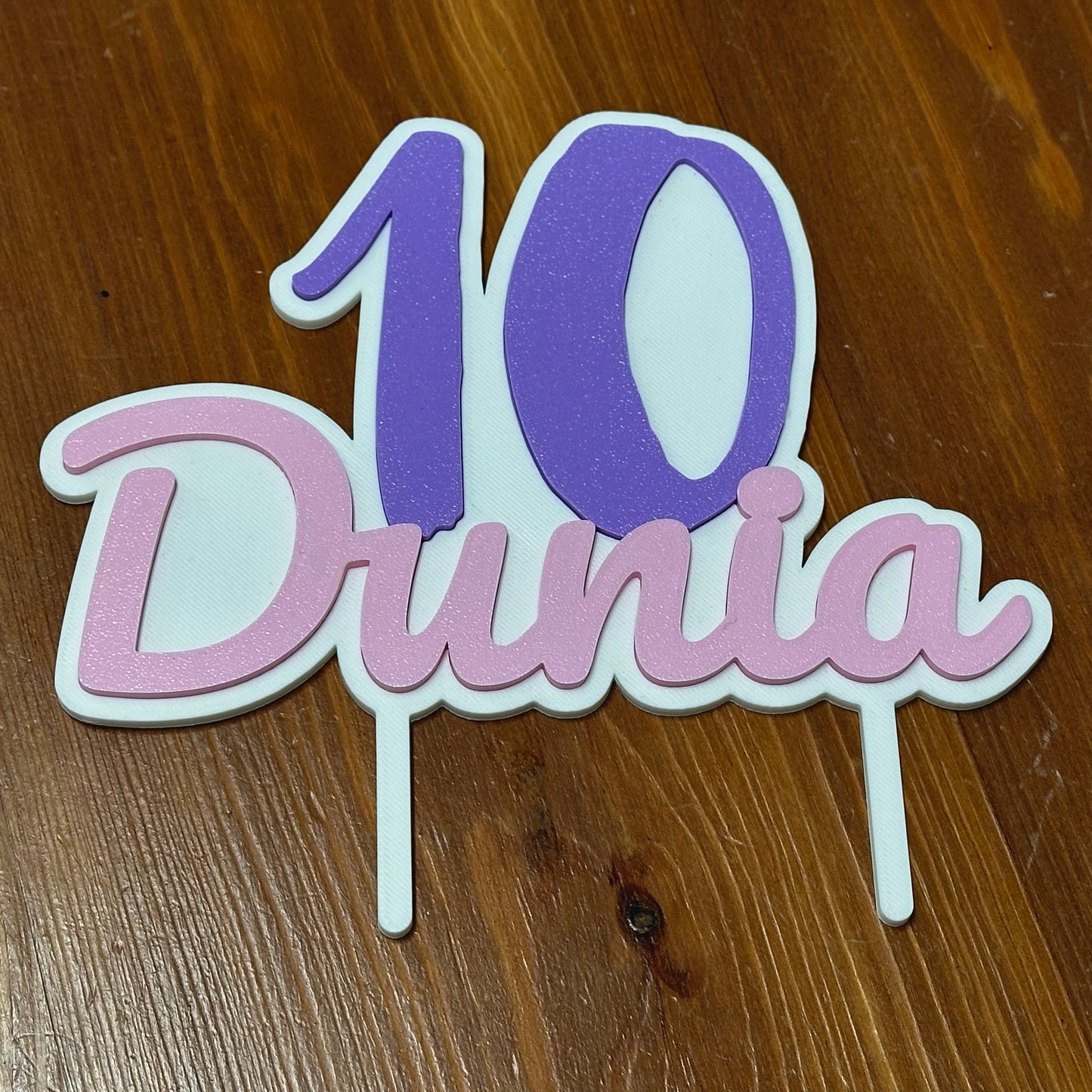Toppers de tarta Premium 3D personalizado