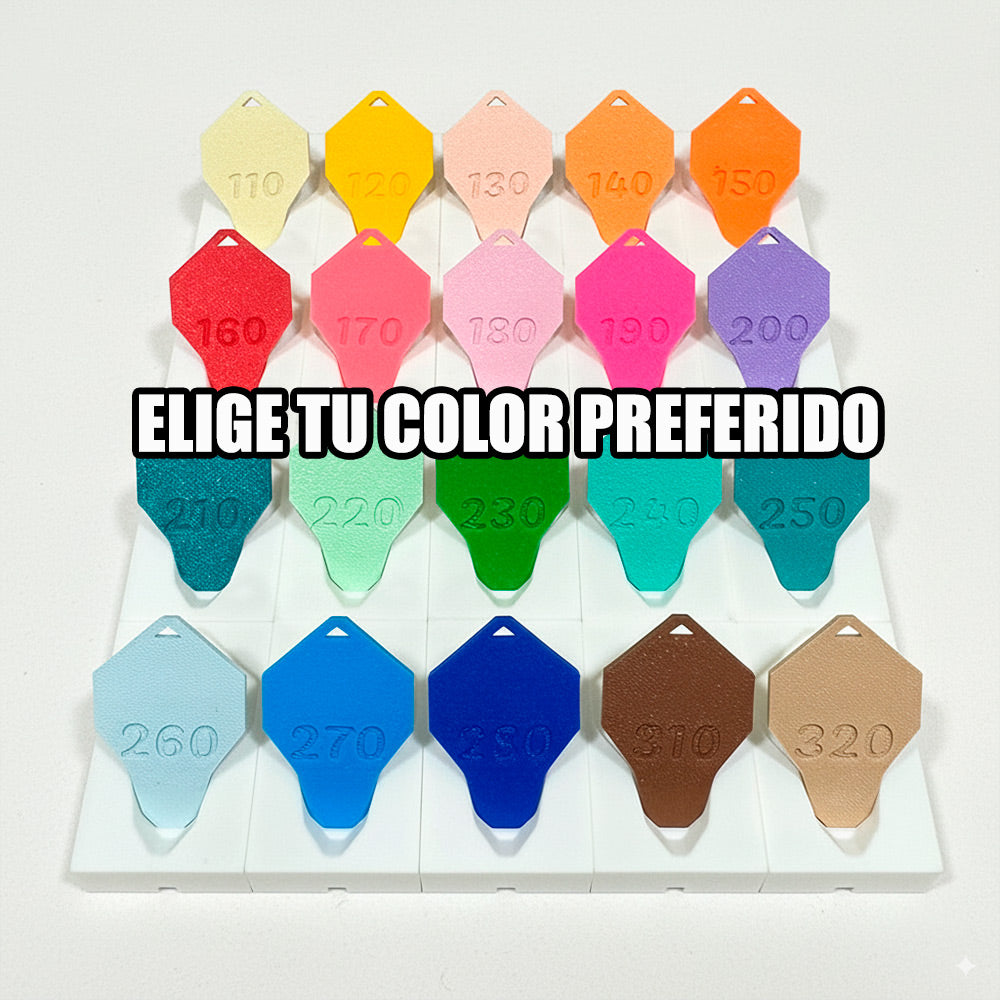 Llavero 3D con nombre personalizado