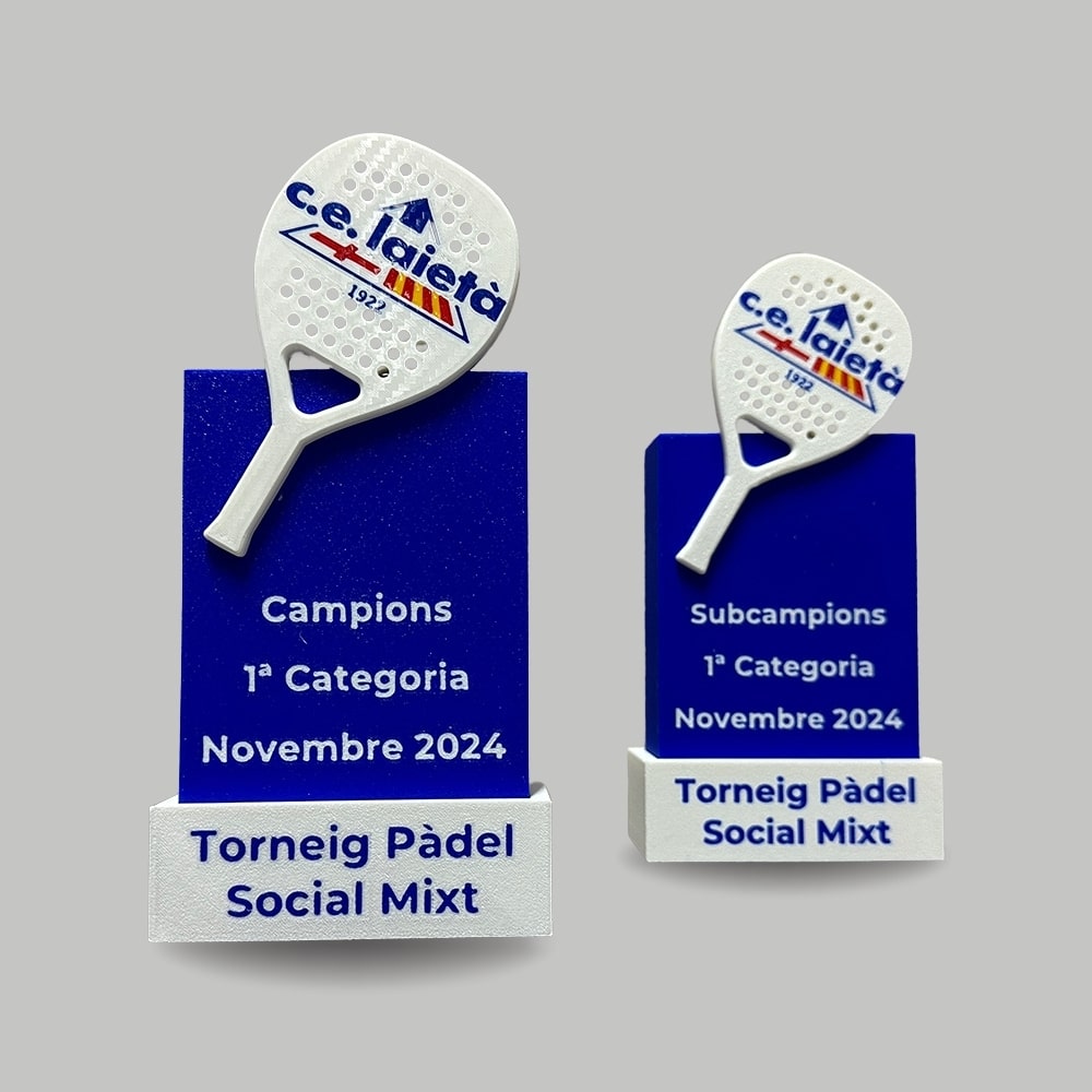 Trofeos personalizados para tu club