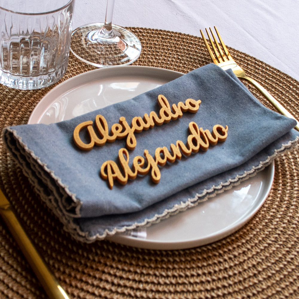 Marcasitios 3D personalizados para eventos y bodas