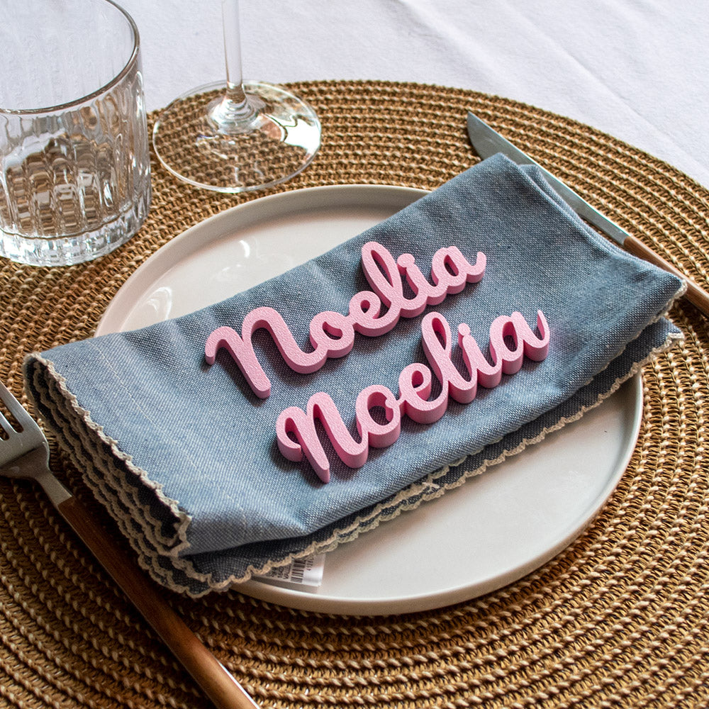 Marcasitios 3D personalizados para eventos y bodas