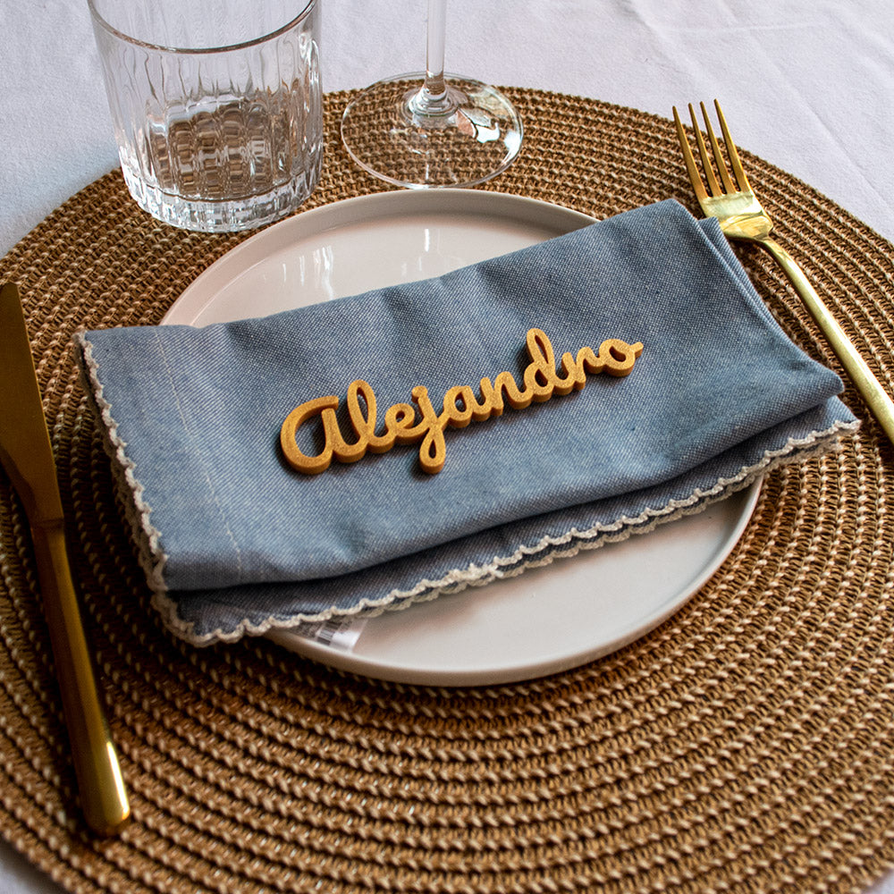 Marcasitios 3D personalizados para eventos y bodas