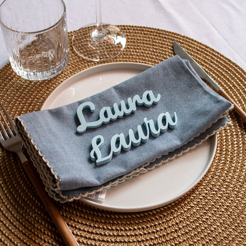 Marcasitios 3D personalizados para eventos y bodas