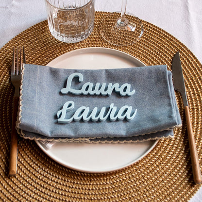 Marcasitios 3D personalizados para eventos y bodas