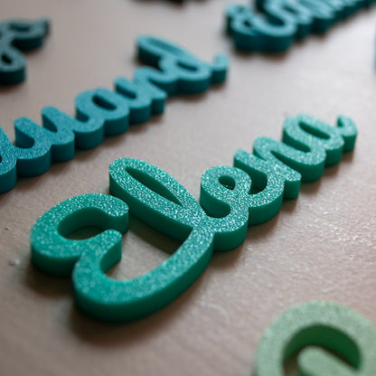 Marcasitios 3D personalizados para eventos y bodas