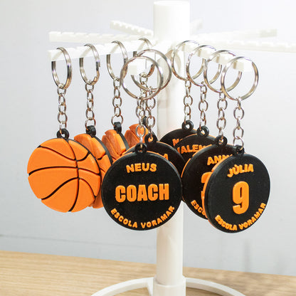 Llavero 3D Baloncesto Personalizado
