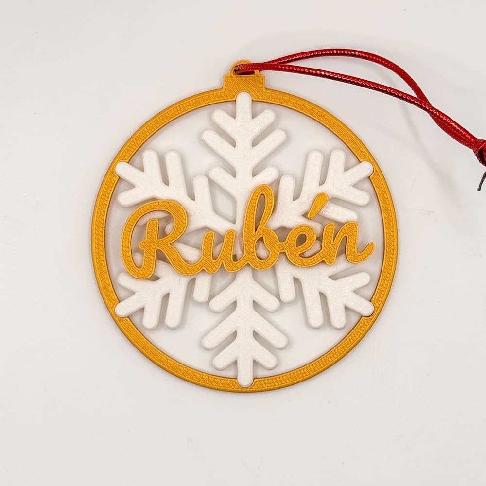 Bolas de Navidad con tu nombre