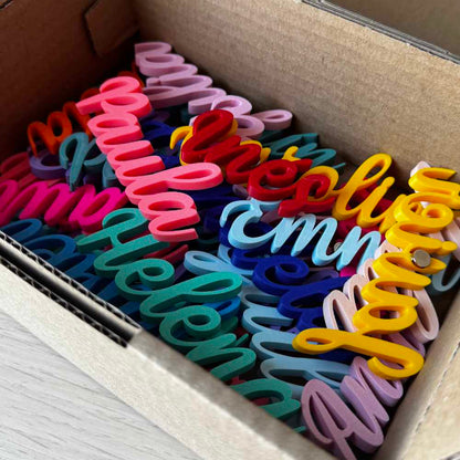 Marcasitios 3D personalizados para eventos y bodas