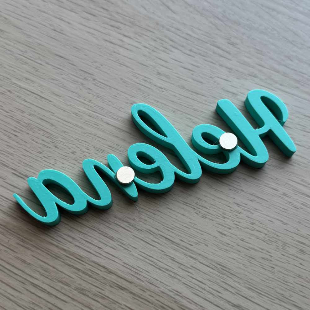 Marcasitios 3D personalizados para eventos y bodas