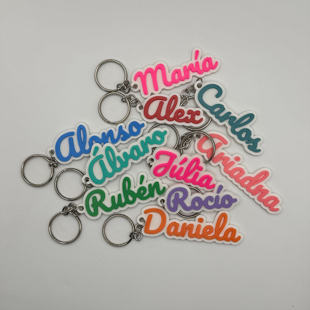 Llavero 3D PERSONALIZADO con Nombre – Regalo Original
