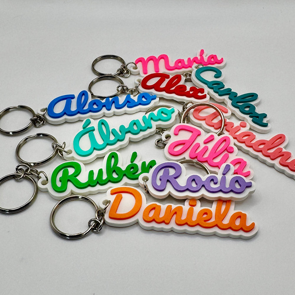 Llavero 3D PERSONALIZADO con Nombre – Regalo Original