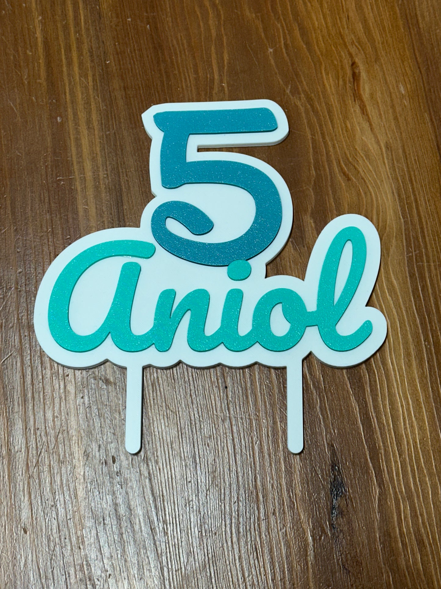 Toppers de tartas personalizados en 3D