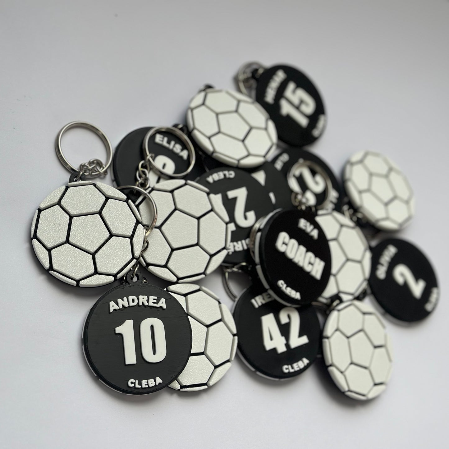 Llavero 3D Balonmano con tu nombre, dorsal y club