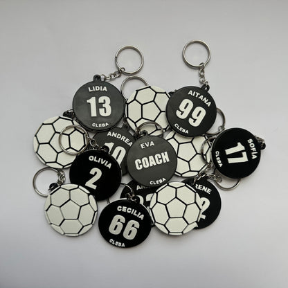 Llavero 3D Balonmano con tu nombre, dorsal y club