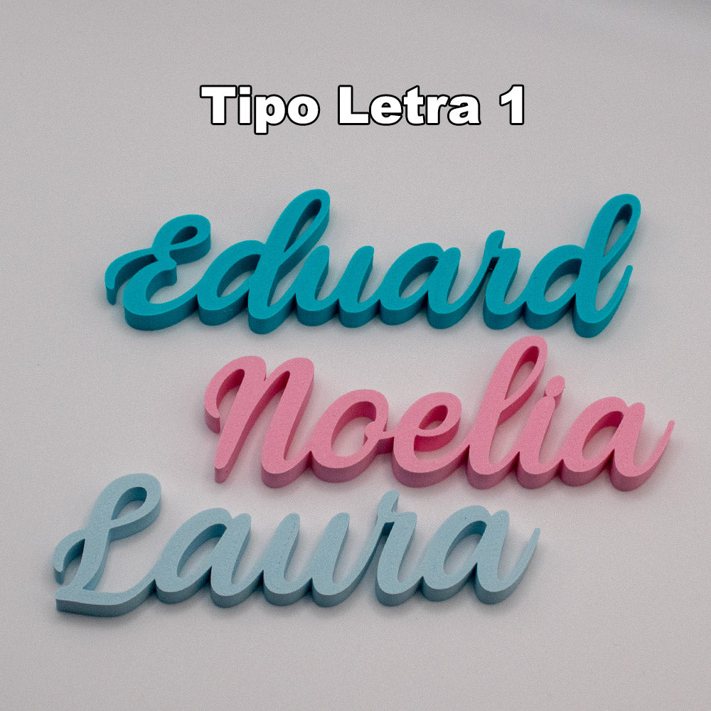 Marcasitios 3D personalizados para eventos y bodas